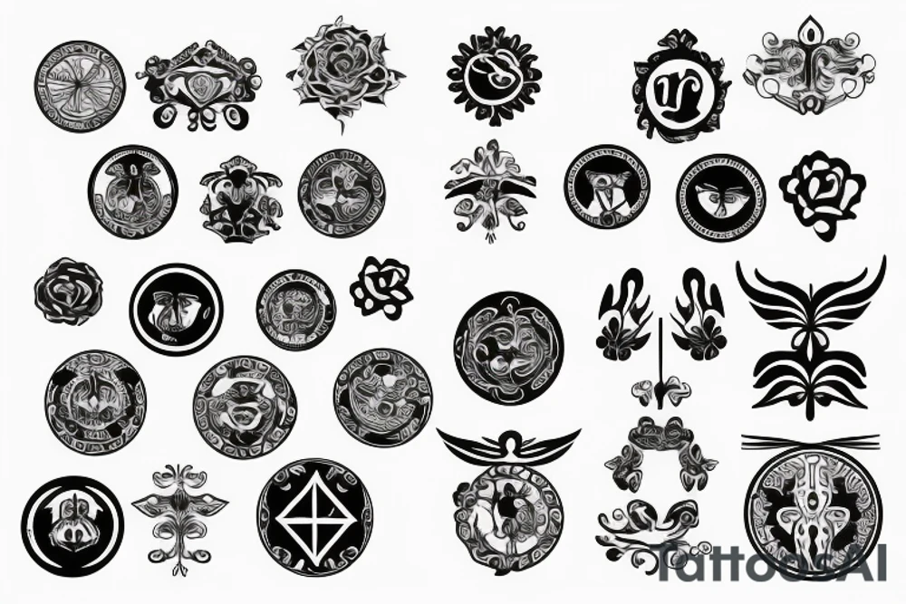 Escutcheon tattoo idea