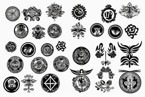 Escutcheon tattoo idea