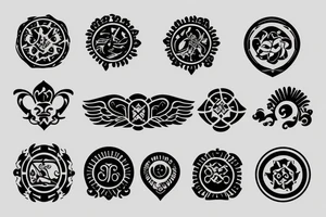 Escutcheon tattoo idea