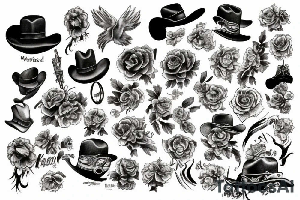 old western tattoo idea