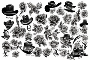 old western tattoo idea