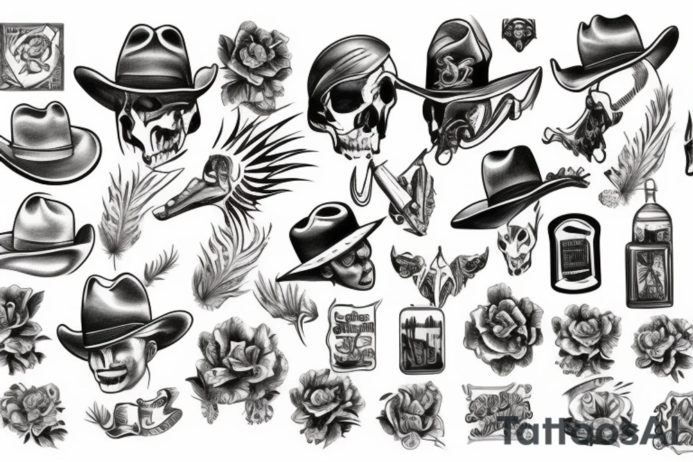 old western tattoo idea