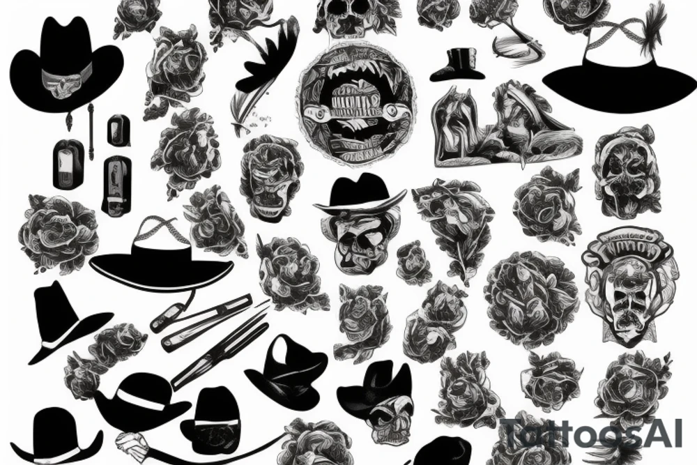 old western tattoo idea
