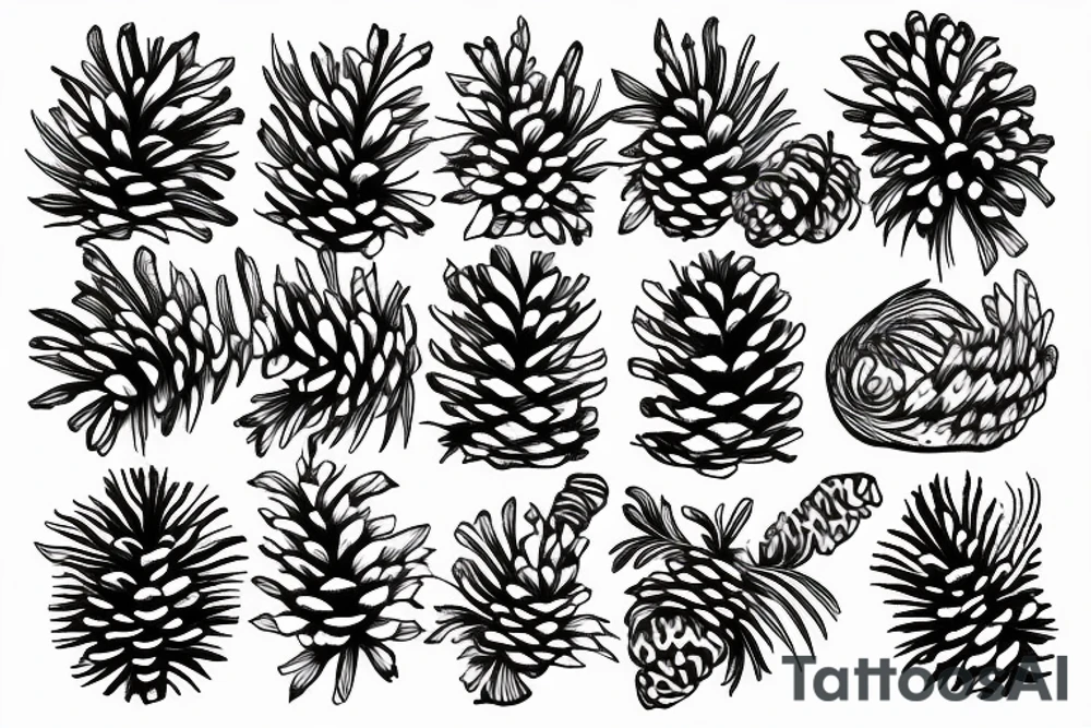 Pinecone tattoo idea