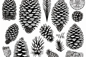 Pinecone tattoo idea