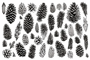 Pinecone tattoo idea