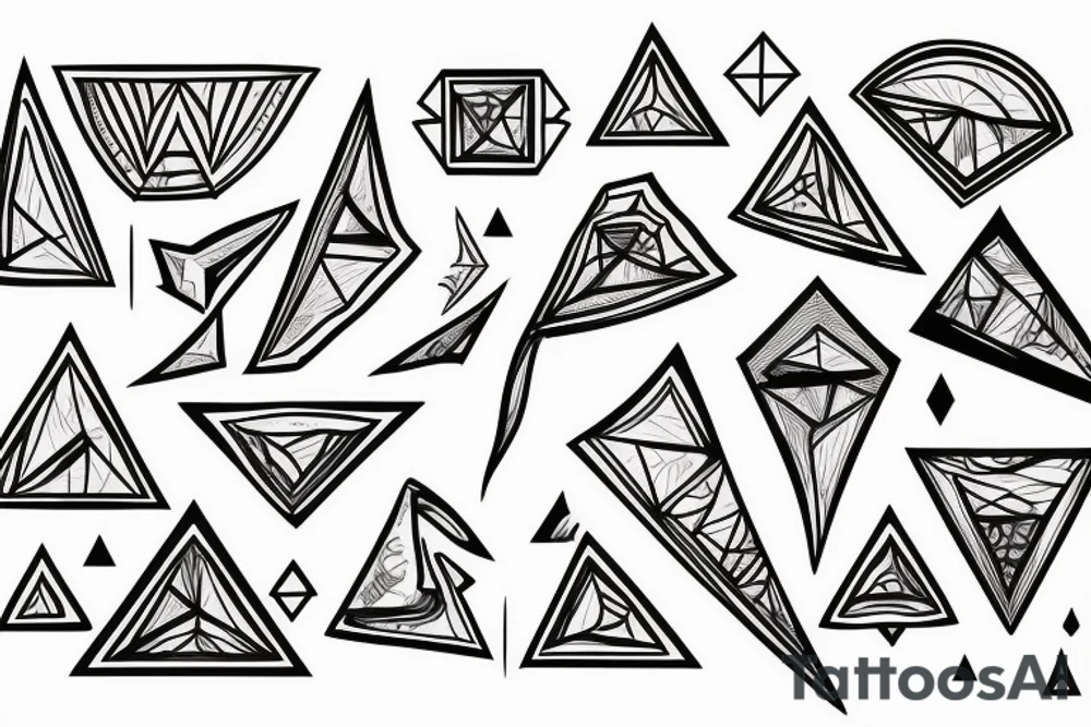 triangle tattoo idea
