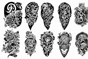 Small piece of big picture tattoo idea
