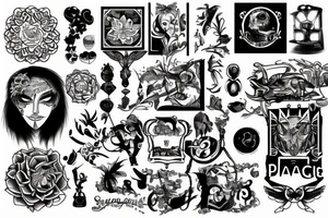Small piece of big picture tattoo idea