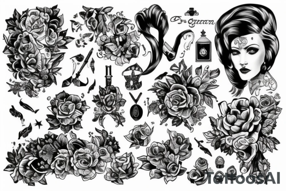 Роза пустыни tattoo idea