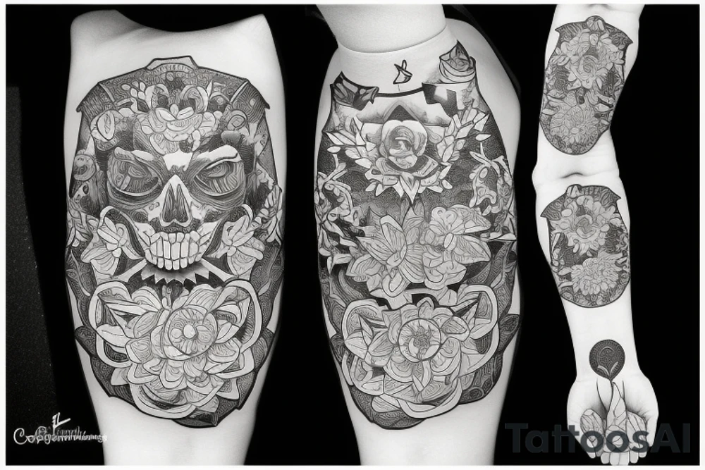 Роза пустыни tattoo idea