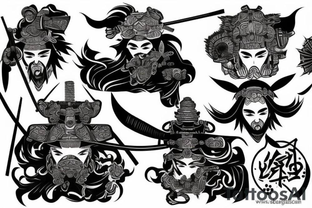 Samurai tattoo idea