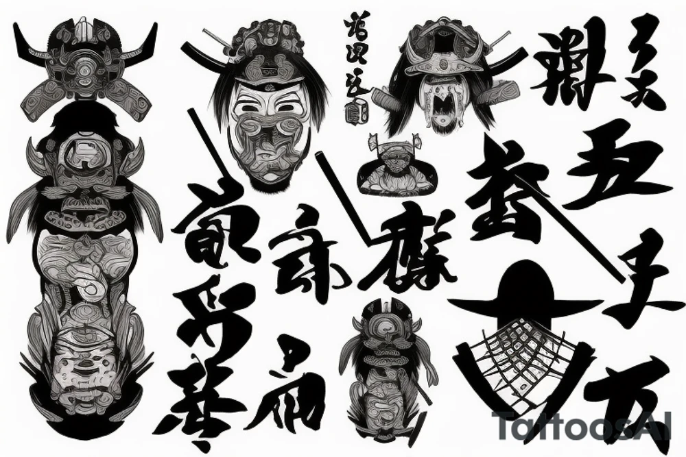 Samurai tattoo idea
