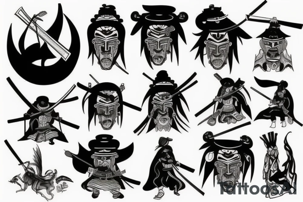 Samurai tattoo idea