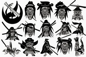 Samurai tattoo idea