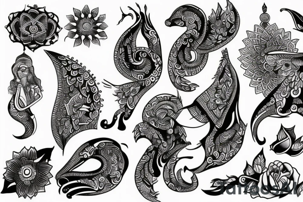 आरंभ हैं प्रचंड tattoo idea