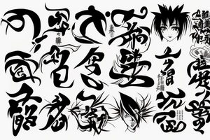 design the name shiren tattoo idea