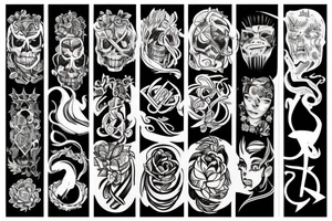 Fate and hope tattoo idea