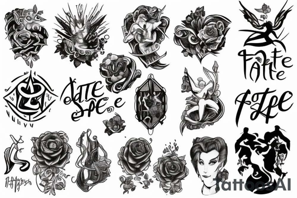 Fate and hope tattoo idea