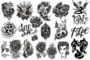 Fate and hope tattoo idea