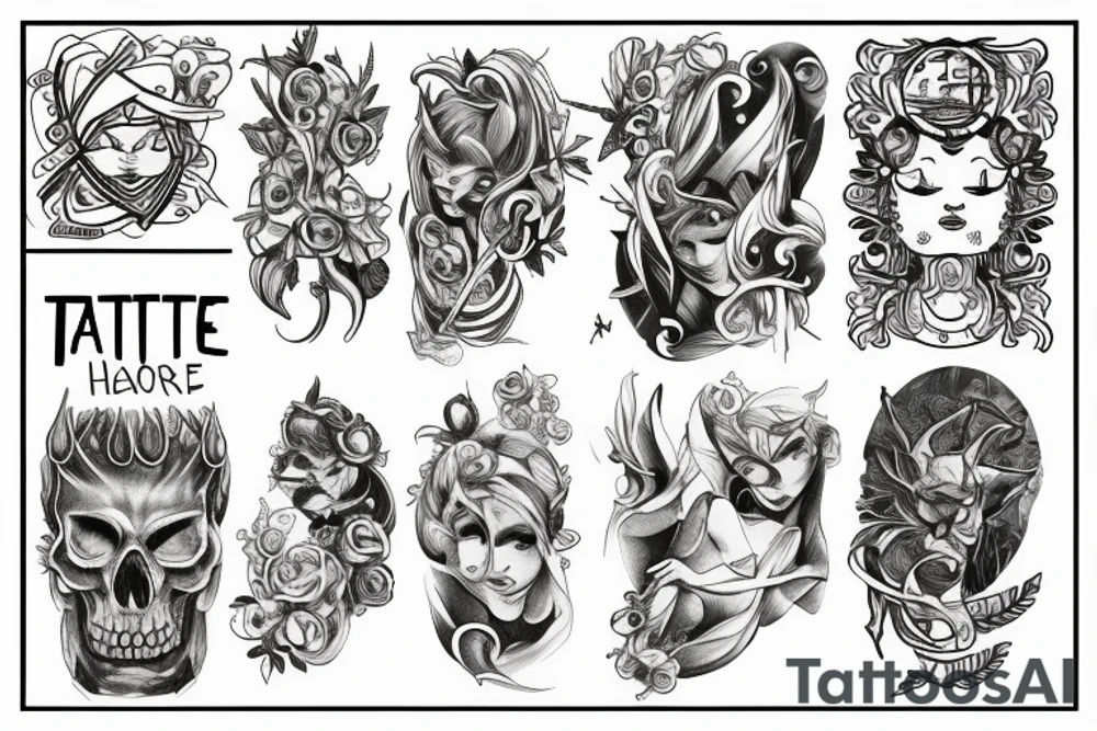 Fate and hope tattoo idea