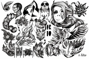 Fate and hope tattoo idea