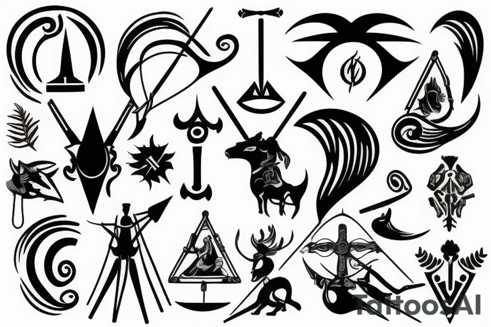 Sagittarius tattoo idea