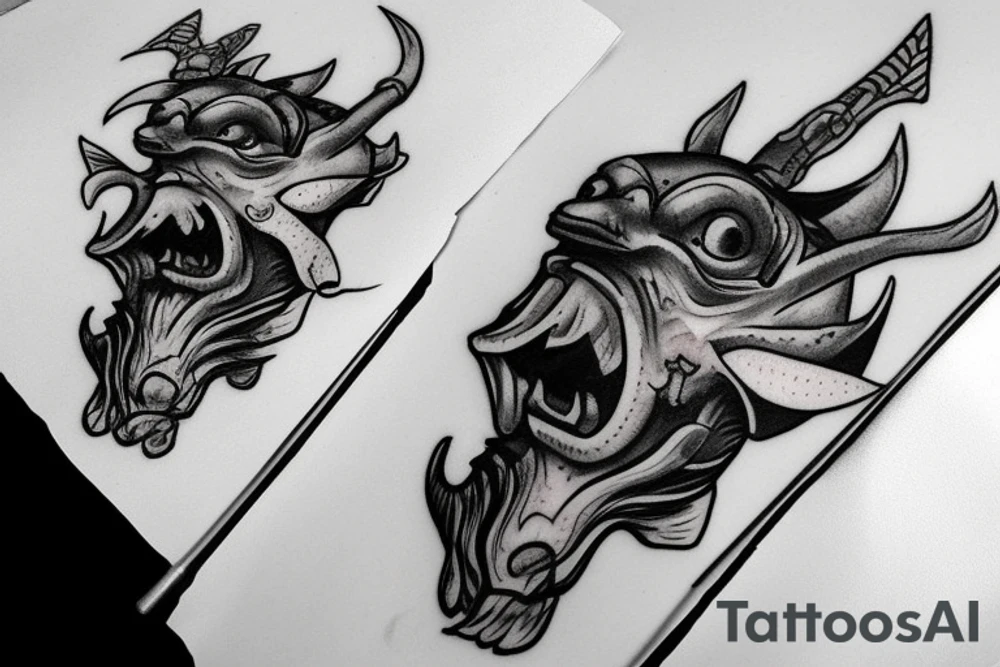 pudge hooks a slark tattoo idea