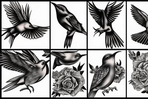 Humingbird tattoo idea