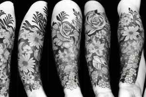 Flowers tattoo idea
