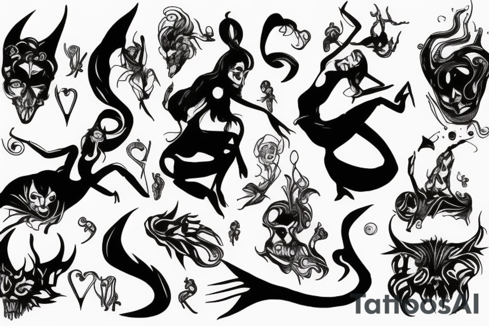 Dance with the devil tattoo idea