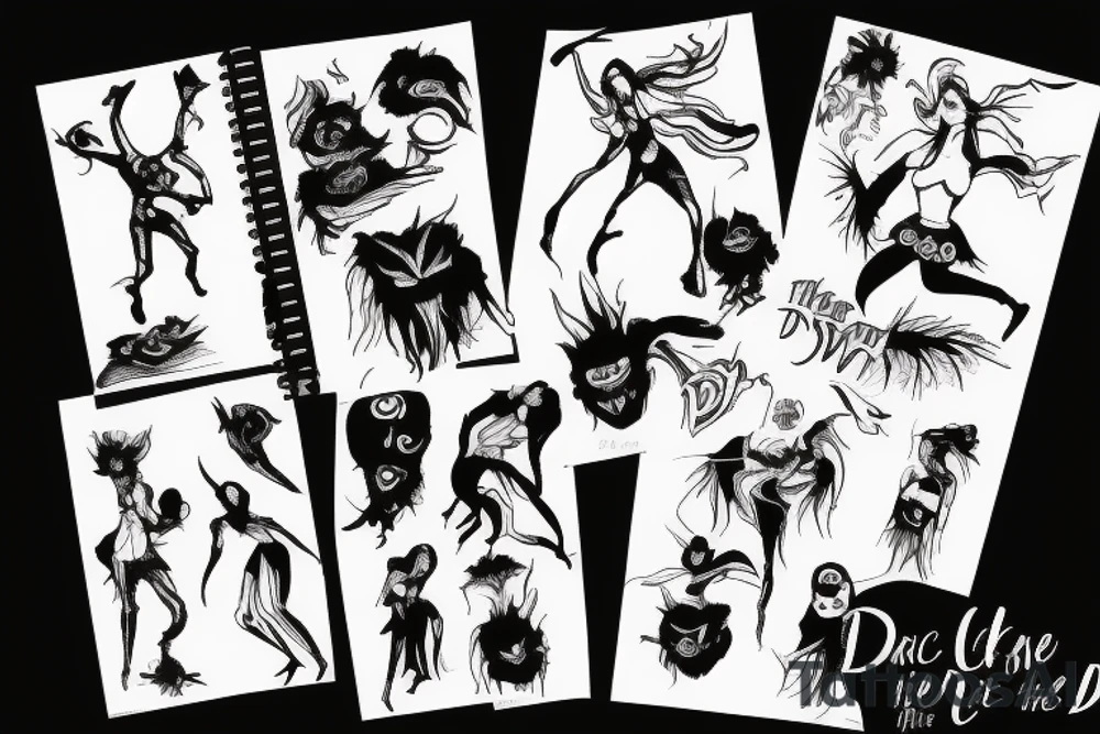 Dance with the devil tattoo idea
