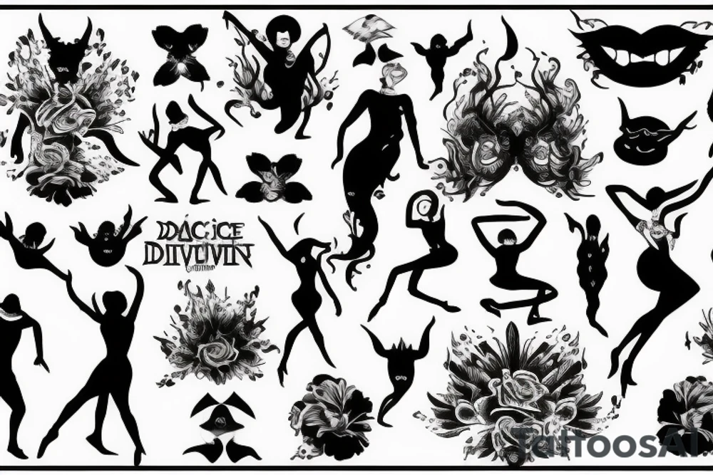 Dance with the devil tattoo idea