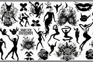 Dance with the devil tattoo idea