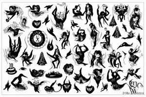 Dance with the devil tattoo idea