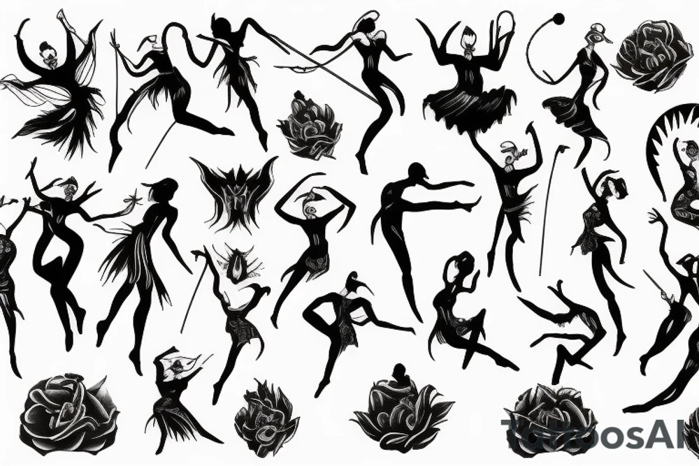Dance with the devil tattoo idea