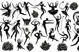 Dance with the devil tattoo idea
