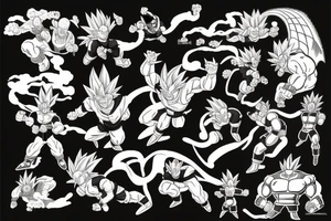 Dragon ball tattoo idea