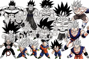 Dragon ball tattoo idea