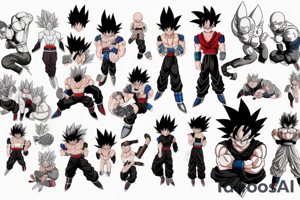 Dragon ball tattoo idea