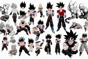 Dragon ball tattoo idea