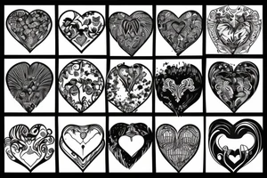 something meaningful using a heart tattoo idea