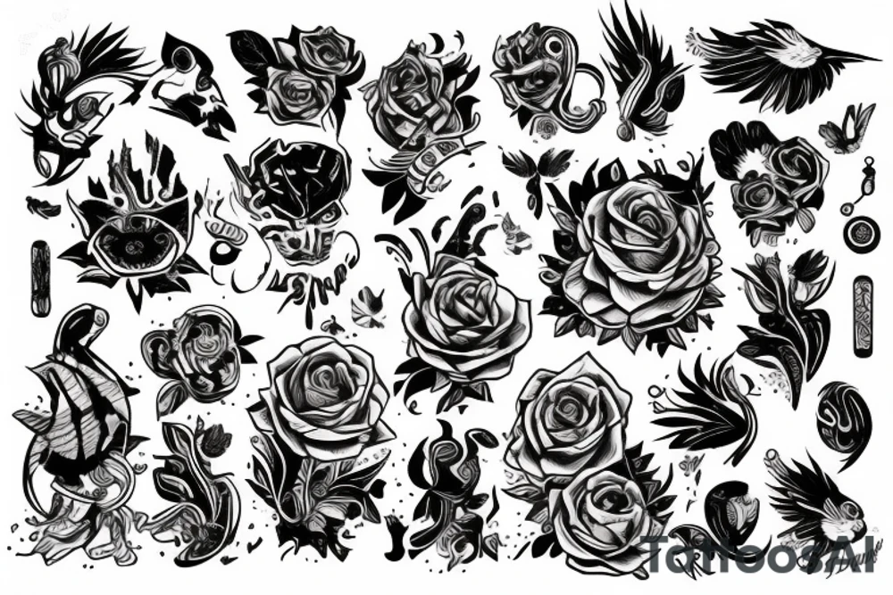крест tattoo idea