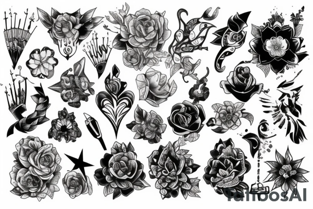 крест tattoo idea