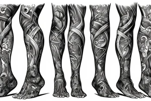 Biomeca leg tattoo idea