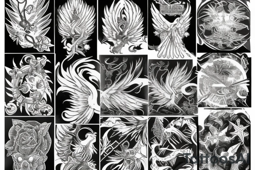 Phoenix tattoo idea