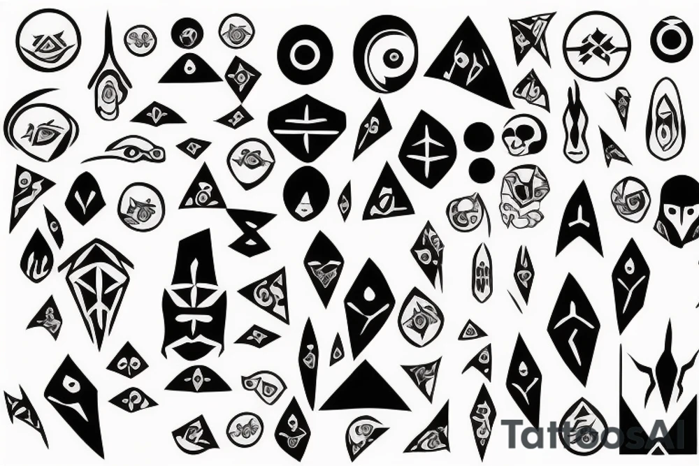 itachi in kunai tattoo idea