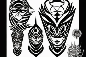 itachi in kunai tattoo idea