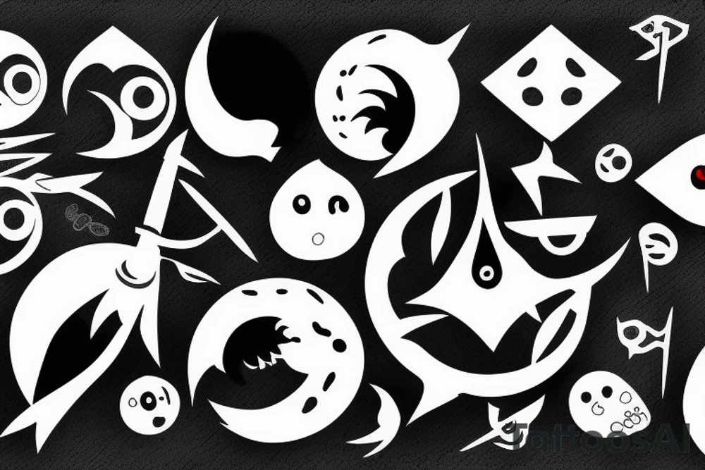 itachi in kunai tattoo idea