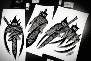 itachi placed inside kunai tattoo idea